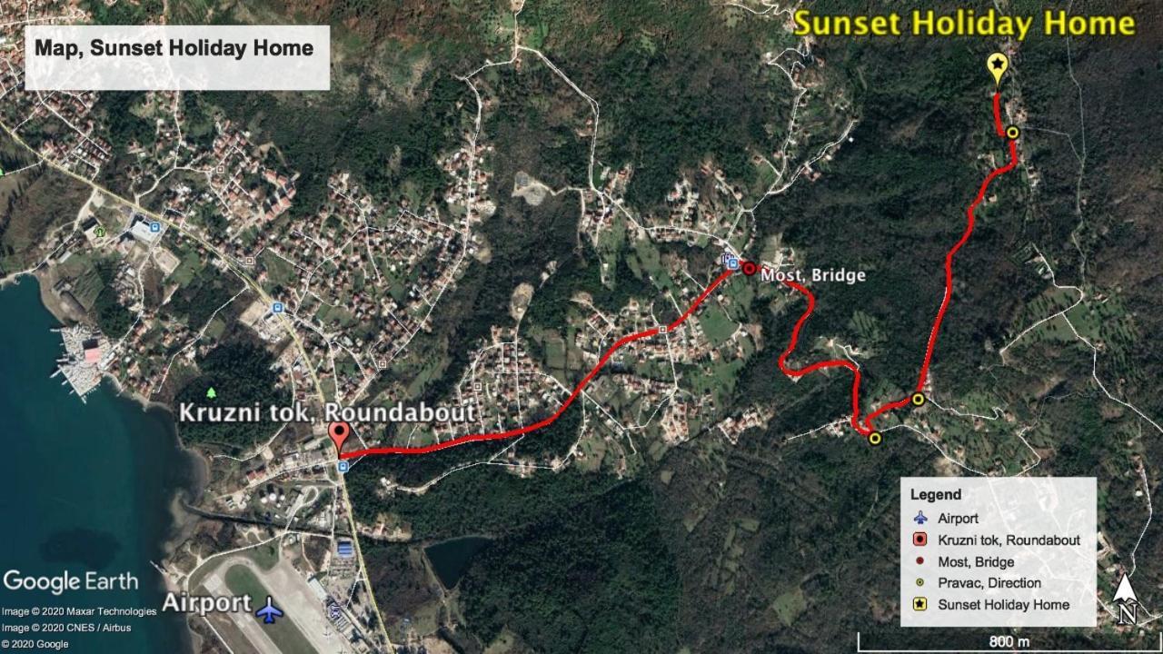 Sunset Holiday Home Tivat Buitenkant foto